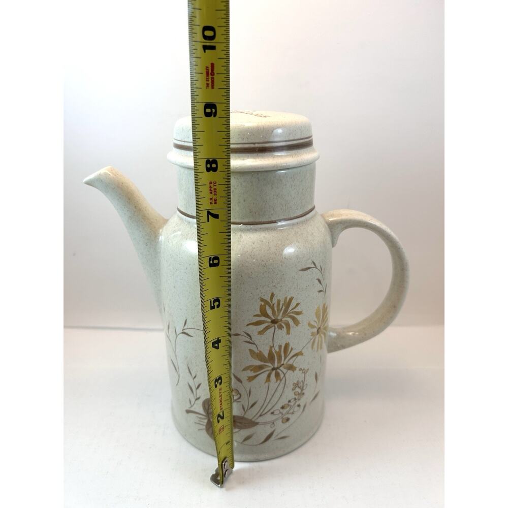 Royal Doulton Lambethware Sandsprite Coffee Pot & Lid LS 1013 Tea England MINT - Picture 8 of 8